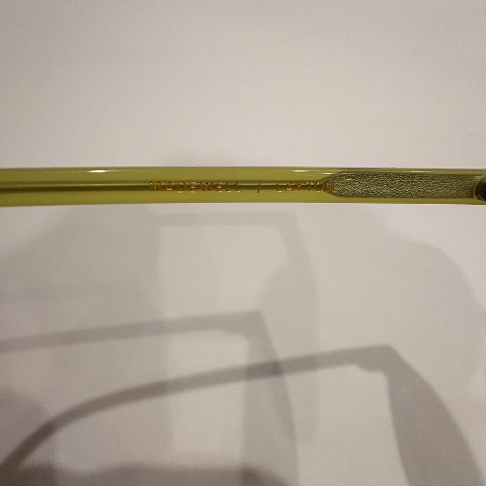 MADEWELL Layton Yellow Sunglasses 48 mm - Picture 6 of 7